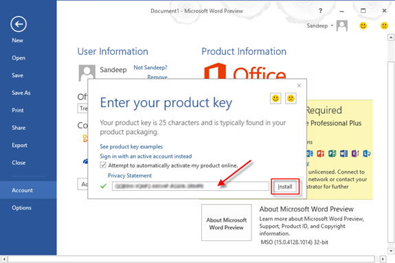 office 2013 скачать ключ скачать