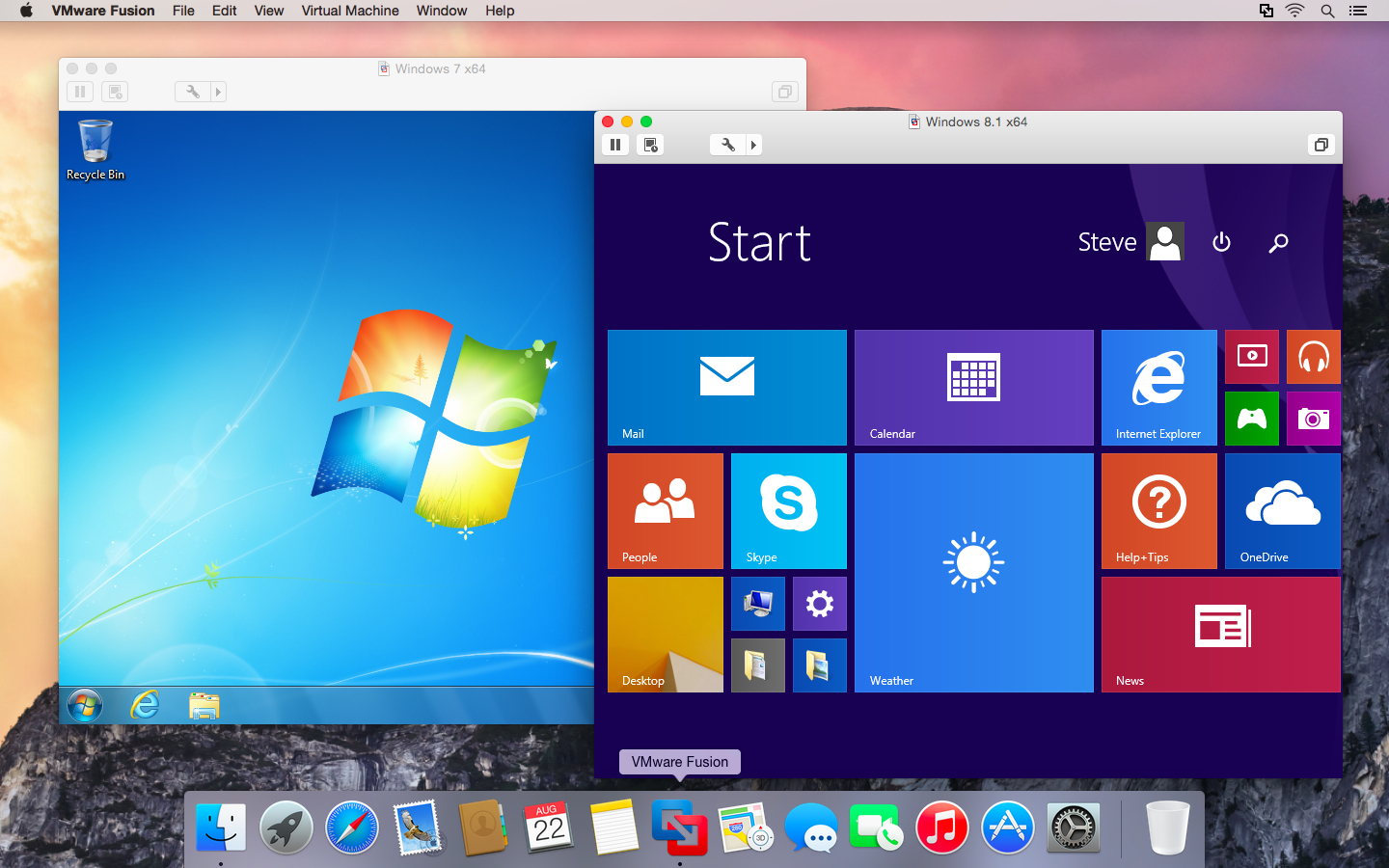 try vmware fusion 4