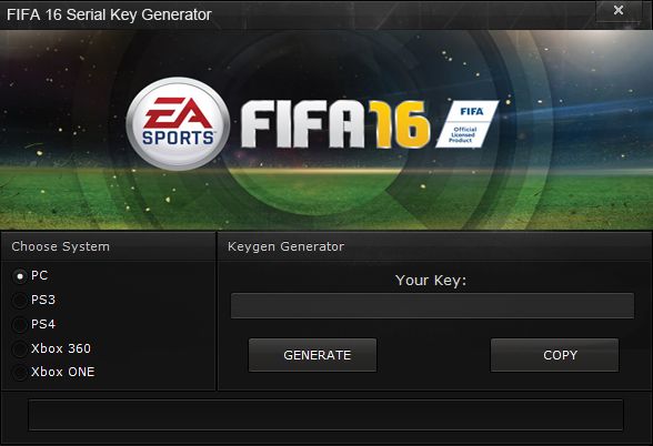 FIFA 16 Key Generator